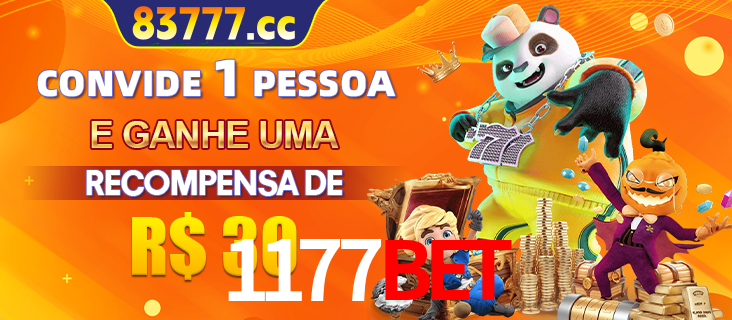 Banner institucional da 1177BET sobre parceria de marcas e criação de uma marca de excelência, apresentando os mascotes de jogos populares como o Fortune Tiger.