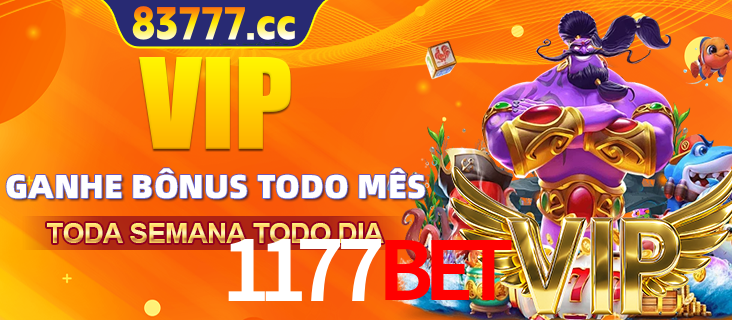 Banner promocional do 1177BET oferecendo 100% de recompensas adicionais contínuas para quem fizer o login diário (Daily sign-in), com um mascote de coelho.